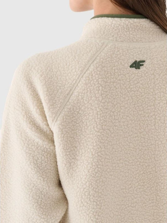 Women's Cardigan In Beige Colour