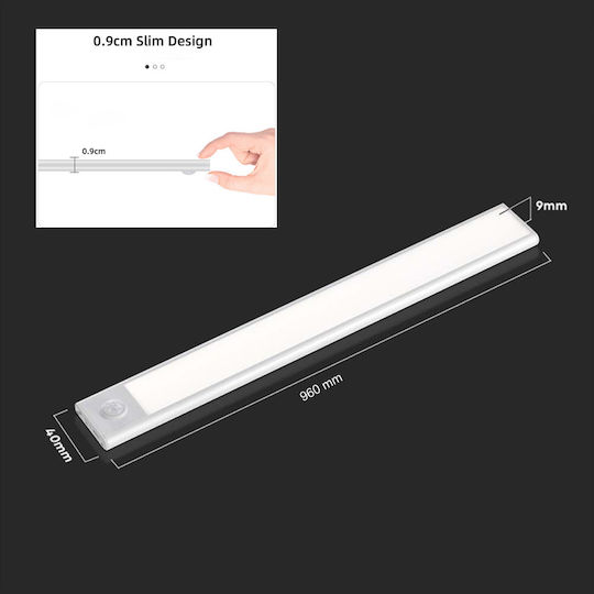 LED Iluminare Liniară De Perete Alb Rece 60 cm