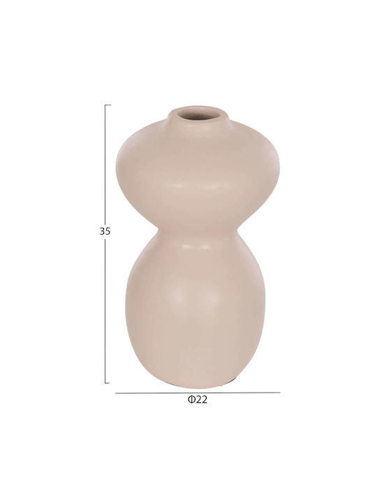 Freebox Vază Decorativă Din Ceramică Portocalie