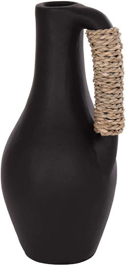 Freebox Decorative Vase Ceramic Black