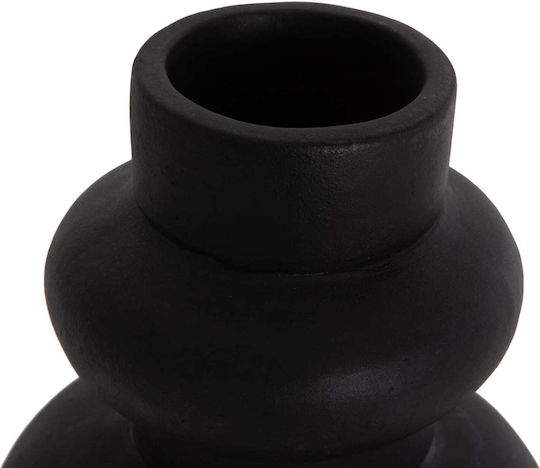Freebox Decorative Vase Ceramic Black