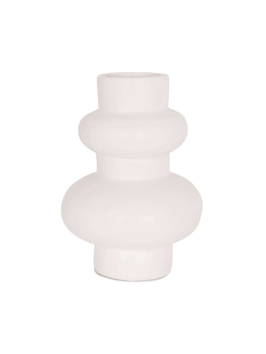 Freebox Decorative Vase Ceramic White