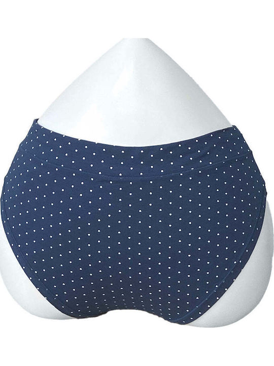 Baumwoll Damen-Slip Blau 1628 Blau M
