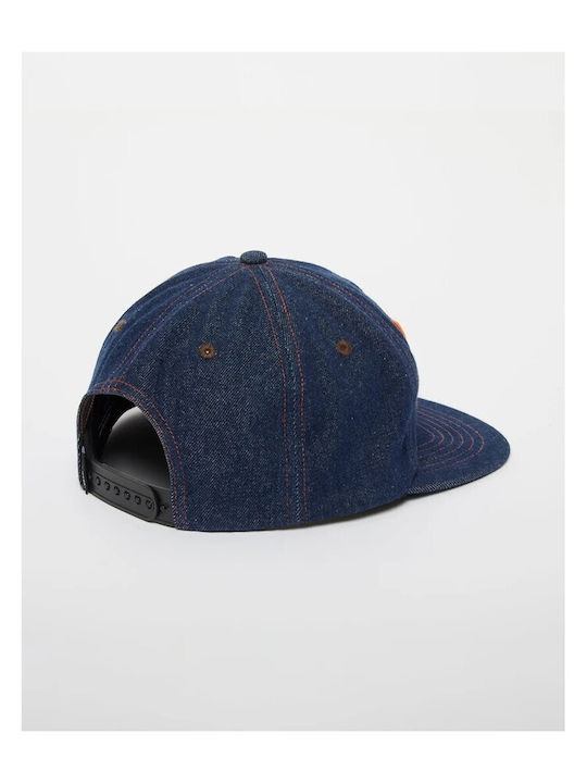 Men's Volcom Hammered Workwear Hat Dust Bowl Indigo