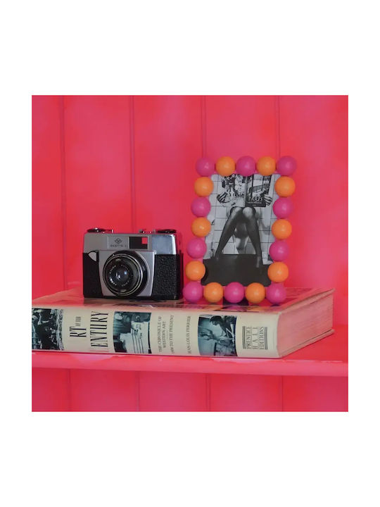 Housevitamin Kunststoff Fotorahmen mit Rosa Rahmen