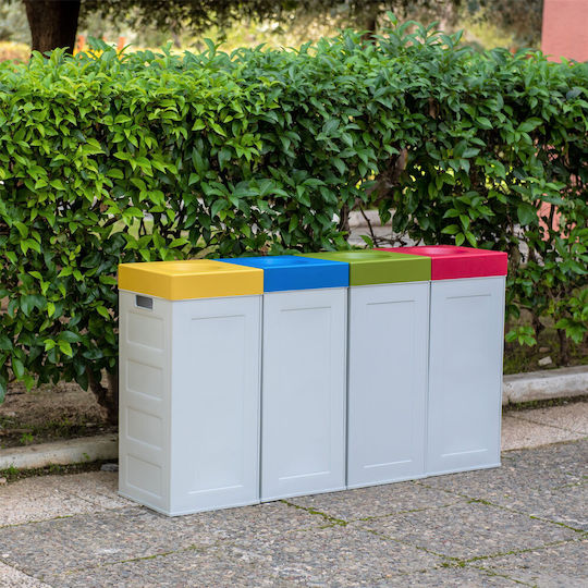Green City International Plastic Recycling Bin 70lt Green