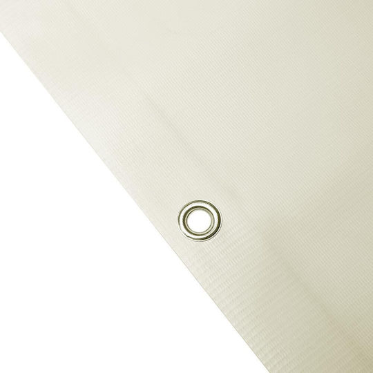 Bakaji Divider de Umbrire Bej cu Acoperire PVC 0.9x6m 450gr/m²