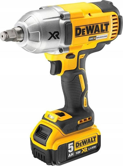 DEWALT DCK865P4T Battery Tool Set Angle Grinder Circular Saw Drill Driver Impact Driver Hammer Multitool and Reciprocating Saw 18V with 4 Batteries 5Ah and Case