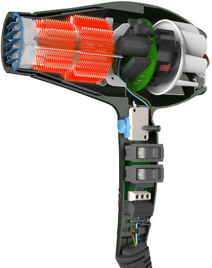 Parlux Digitalyon Ionic Professional Hair Dryer 2400W Charcoal