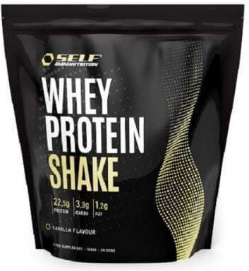 Self Omninutrition Whey Shake Πρωτεΐνη Ορού Γάλακτος Χωρίς Γλουτένη με Γεύση Smooth Vanilla 1kg