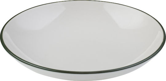 Fine Modest Servierplatte aus Porzellan Grün 22cm 6 Stück