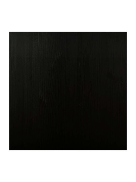 Nachttisch aus Massivholz Schwarz 34x39x56cm