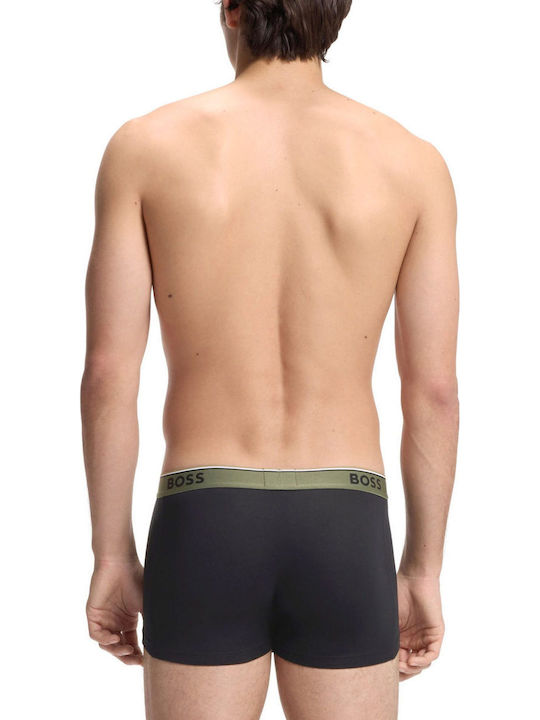 Power Ανδρικά Μποξεράκια Μαυρο 3Pack