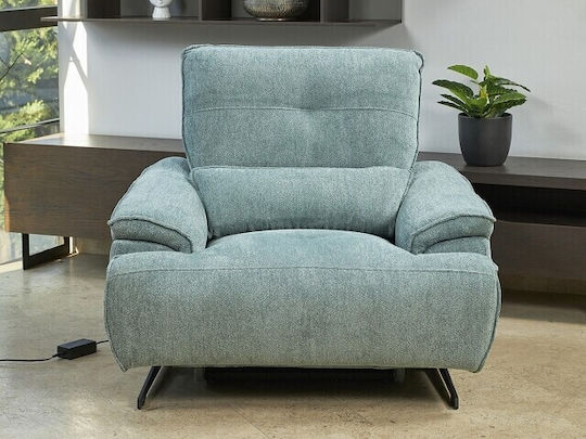 Relax με Υποπόδιο Sylia 110x105x100cm Blue