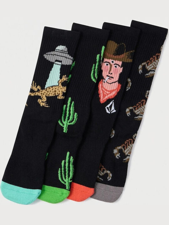 Volcom Sock Ανδρικές Κάλτσες Multi 4Pack
