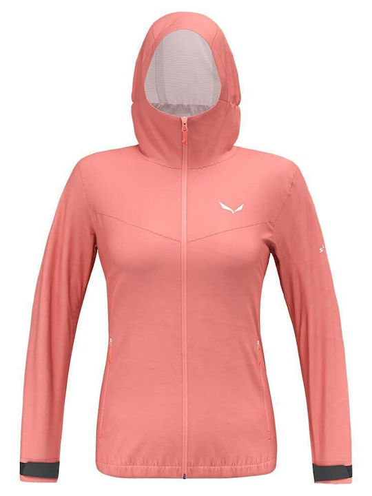 Puez Aqua 4 Short Women's Puffer Jacket Pink