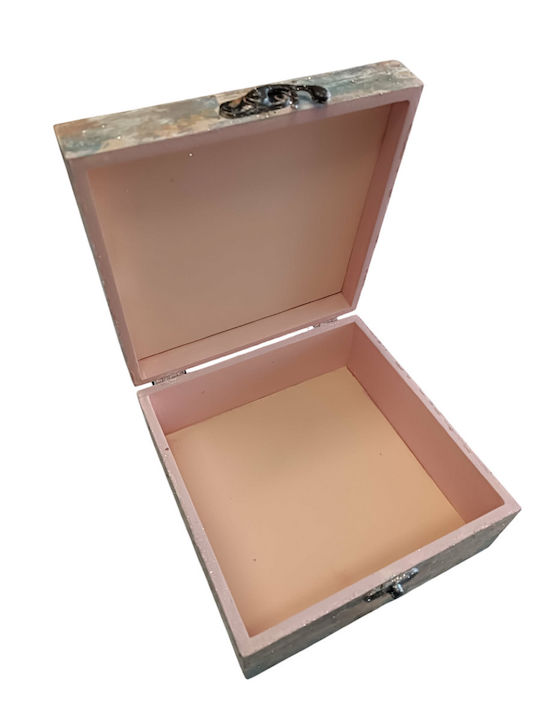 Декоративна Кутия Стъкло 20x20x9.5см
