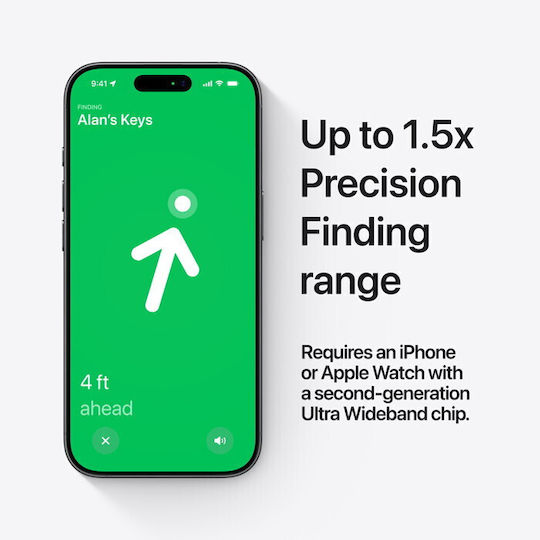 Apple AirTag 2nd Gen Apple Find My Λευκό