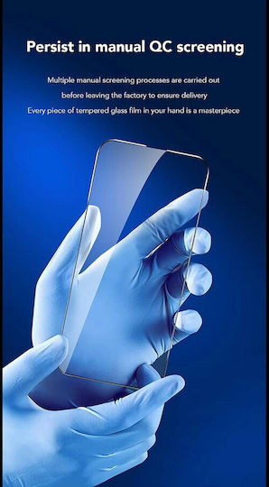 Anank 2.5d Reinforced Edge Screen Protector Iphone 15 Pro Max Black