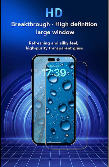 Anank 2.5d Reinforced Edge Screen Protector Iphone 15 Pro Max Black