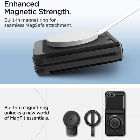 Spigen Tough Book Πλαστικό Μαύρο (Galaxy Z Flip6 / Z Flip7 FE)