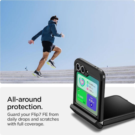 Spigen Tough Book Πλαστικό Μαύρο (Galaxy Z Flip6 / Z Flip7 FE)