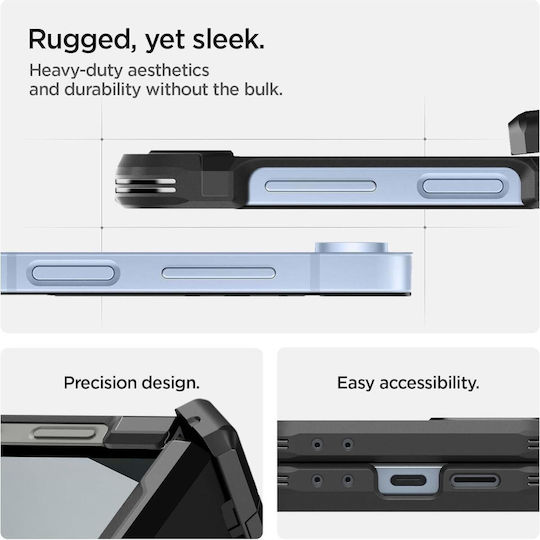 Spigen Tough Book Πλαστικό Μαύρο (Galaxy Z Flip6 / Z Flip7 FE)