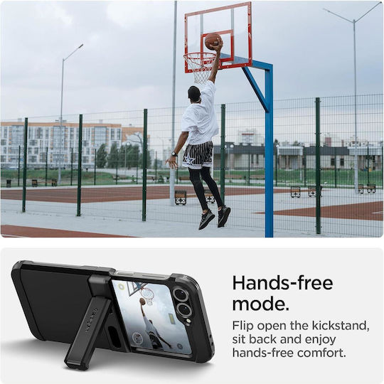 Spigen Tough Book Πλαστικό Μαύρο (Galaxy Z Flip6 / Z Flip7 FE)