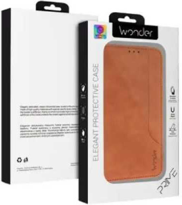 Wonder Back Cover Δερματίνης / Σιλικόνης Καφέ (Redmi 15C)