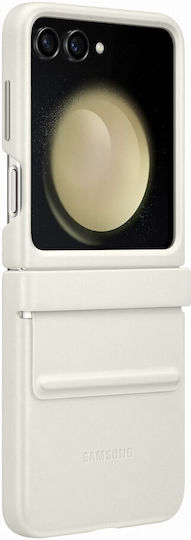 Samsung Flap Eco Leather Book Cream Leather (Galaxy Z Flip5)