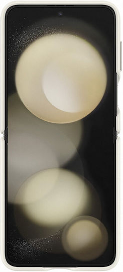Samsung Flap Eco Leather Book Cream Leather (Galaxy Z Flip5)
