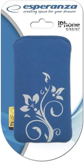 Esperanza Back Cover Μπλε (IP5 (Apple))