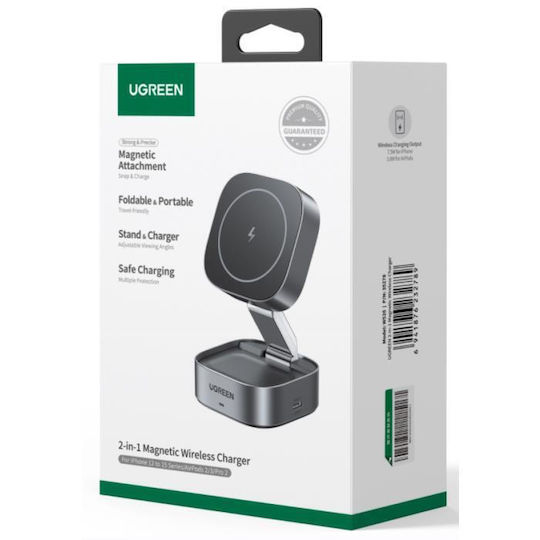 Ugreen Magsafe Charger with USB-C Port 15W Black (W526)