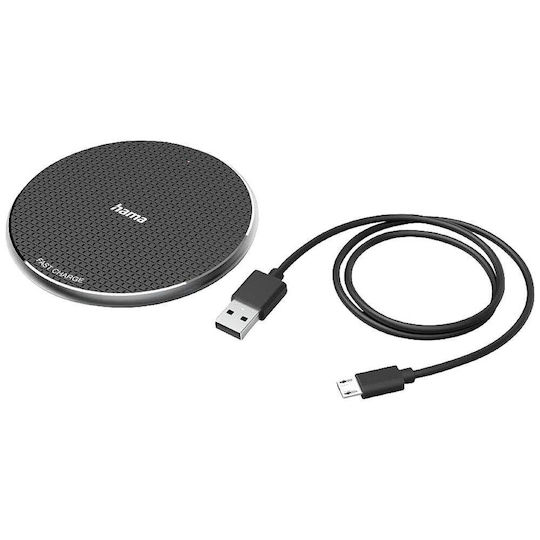 HAMA Încărcător Wireless (Qi Pad) 10W Quick Charge 3.0 Negruς (QI-FC10)