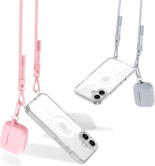 Tech-protect C5se Rope Crossbody Strap Stahl-Grau