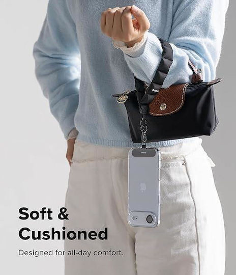 Ringke Holder & Puffer Handgelenkriemen für Handy Calm Schwarz