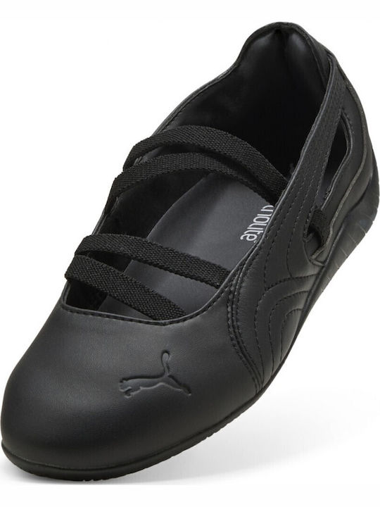 Women's Ballerina Shoes in Black Colour