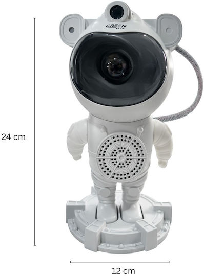 Green Lyca Smart Projektor Dekoratives Licht Astonaut
