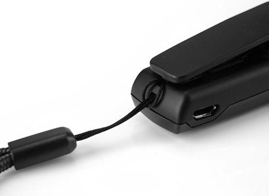 iXchange UA-28 V2.0 In-ear Bluetooth Handsfree Ακουστικό Πέτου Μαύρο