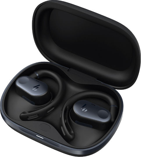 Edifier Comfo Flex Open Ear Bluetooth Handsfree Earphones with Sweat Resistance and Charging Case Black