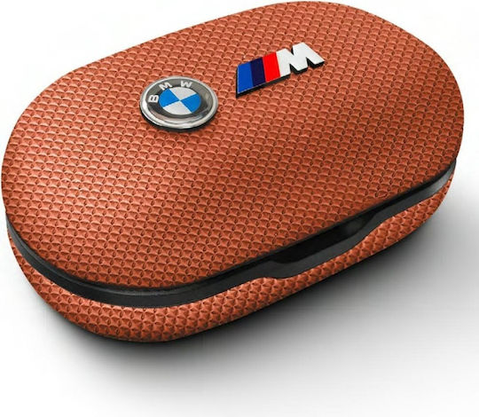 BMW Bluetooth Kopfhörer In-Ear mit Schweißbeständigkeit und Ladekoffer Orange