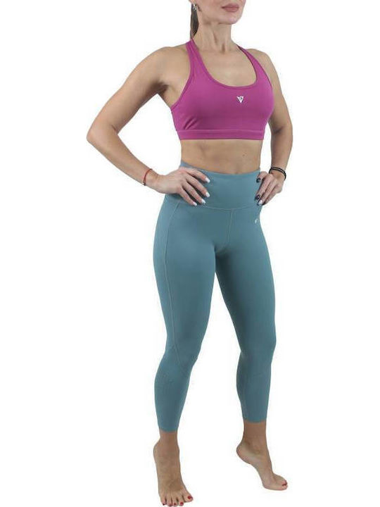 Training Γυναικείο Cropped Κολάν Μπλε