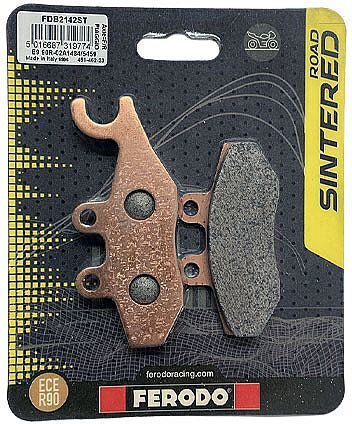 Ferodo Motorcycle Brake Pads Sintergrip St Front Metallic Brake Pads Piaggio Beverly/Vespa GTS for Gilera Nexus Piaggio Vespa Yamaha GTS