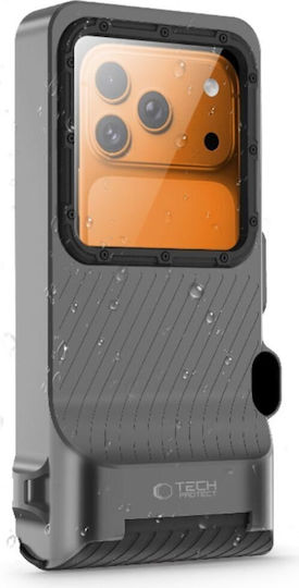 Tech-protect Ipx8 Pro Universal Diving Waterproof Case Grey Black 5906302353149