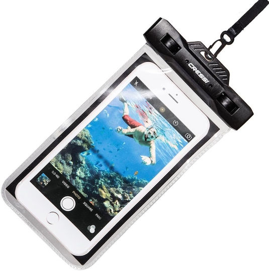 CressiSub XDF310050 Водоустойчив калъф до 6.6" Черен XDF310050
