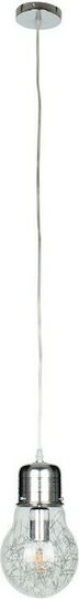 GloboStar Lamp Hängelampe Silber 38x22x27cm GloboStar Lamp Hängelampe Silber 38x22x27cm