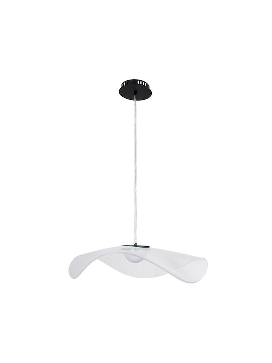 GloboStar Acrylica Pendant Light Black 66x66cm