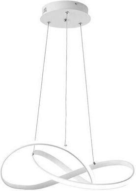 Powertech LED Κρεμαστό Φωτιστικό Λευκό 50x50x120εκ.