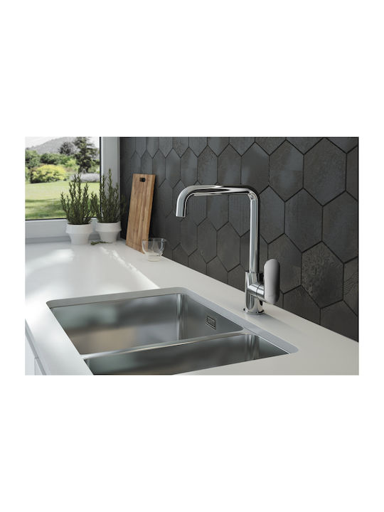 Deante Chiuvetă Sub Masă Inox Satinat cu Baterie M58xL44cm Gri
