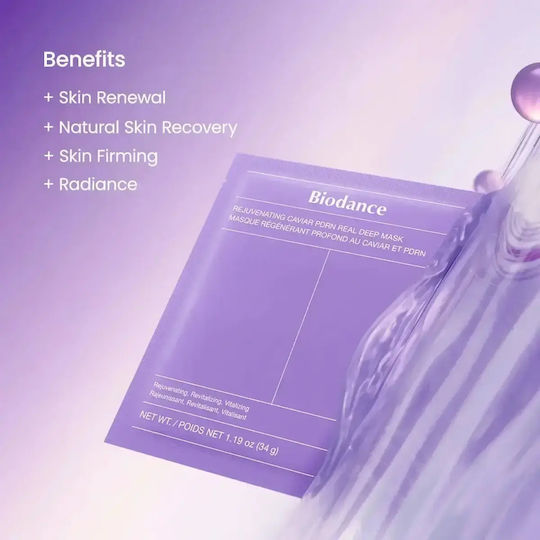 Biodance Rejuvanating Caviar PDRN Real Deep Jelly Mask 34gr